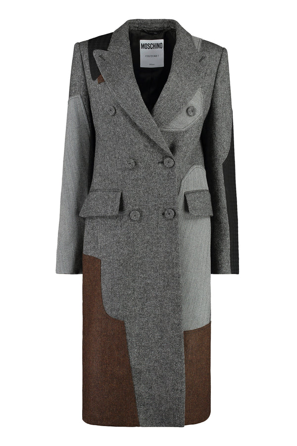 Contrasting detail coat-0